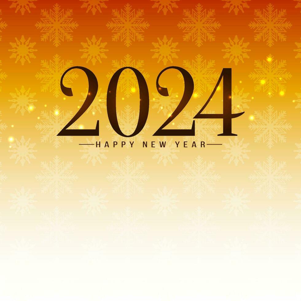 Happy new year 2024 greeting background design vector