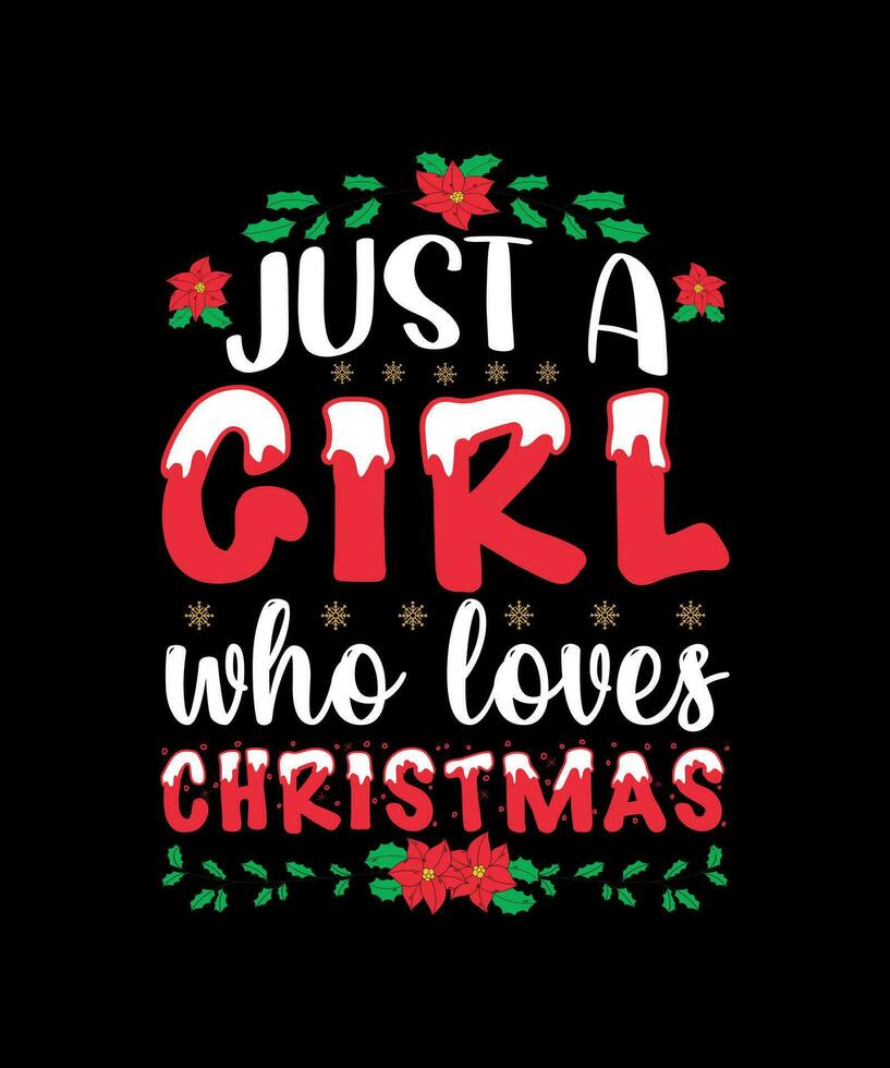 Christmas T-shirt Design vector