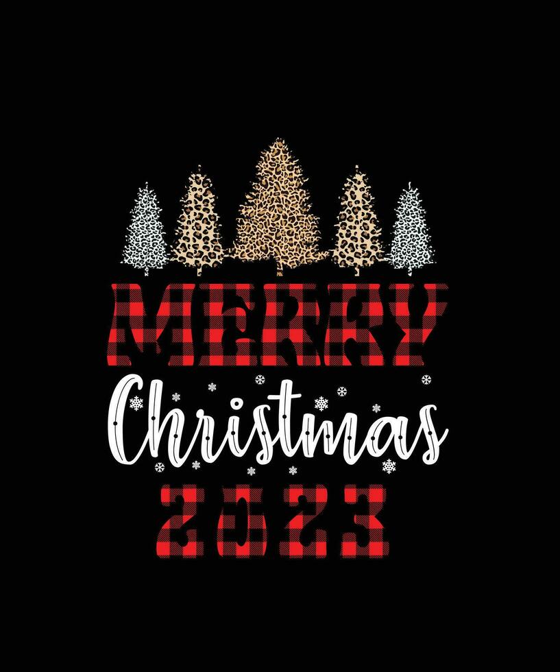 Christmas T-shirt Design vector
