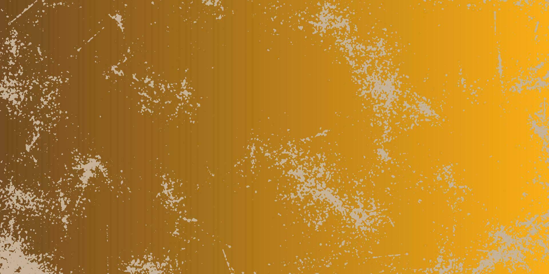 a grunge background with a yellow and brown color vector