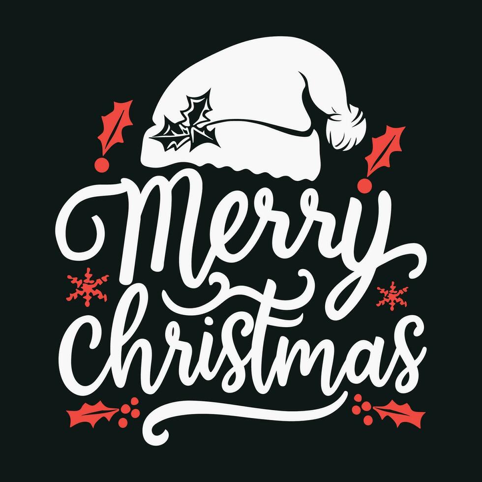 Merry Christmas Design , Christmas T Shirt Design vector