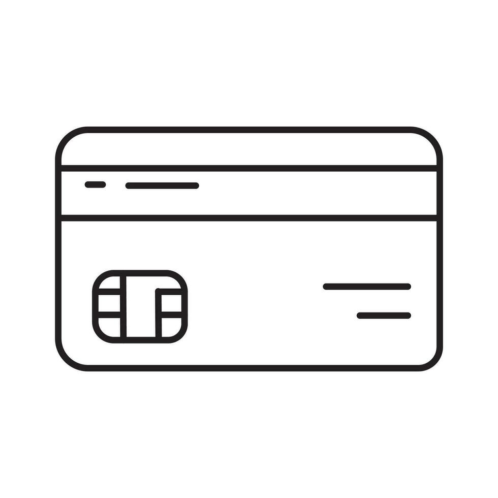ATM card vector design in modern style, card for online payments and cash withdrawals. vector. eps 10.