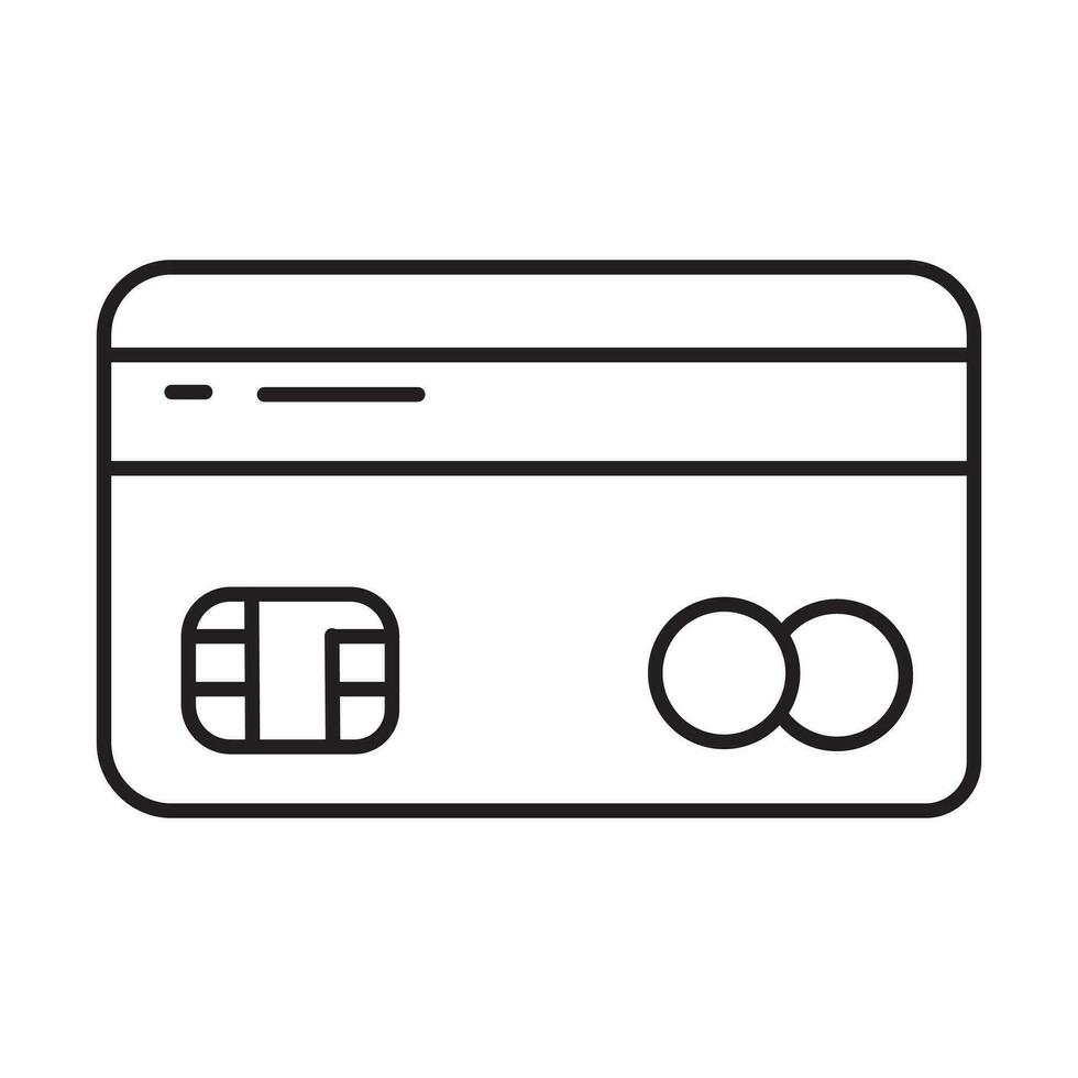 ATM card vector design in modern style, card for online payments and cash withdrawals. vector. eps 10.