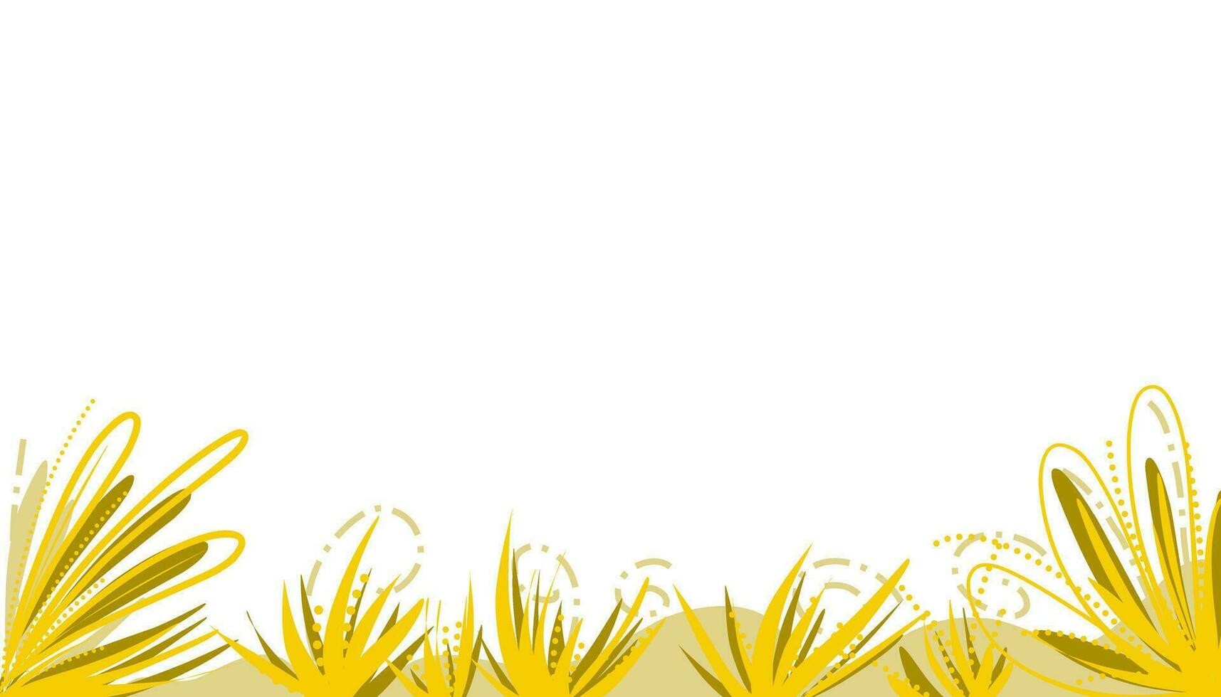 Illustration background with a mellow yellow plant theme. Perfect for wallpaper, invitation cards, envelopes, magazines, book covers. vector