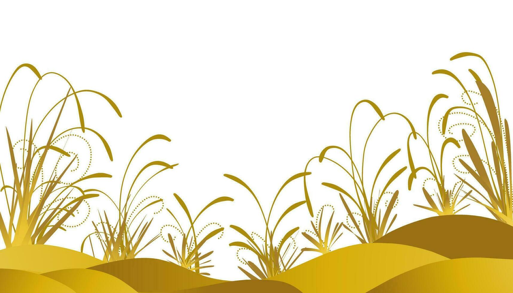 Illustration background with a mellow yellow plant theme. Perfect for wallpaper, invitation cards, envelopes, magazines, book covers. vector