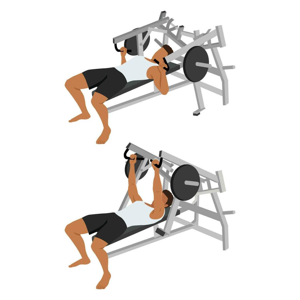 Lying chest press sale
