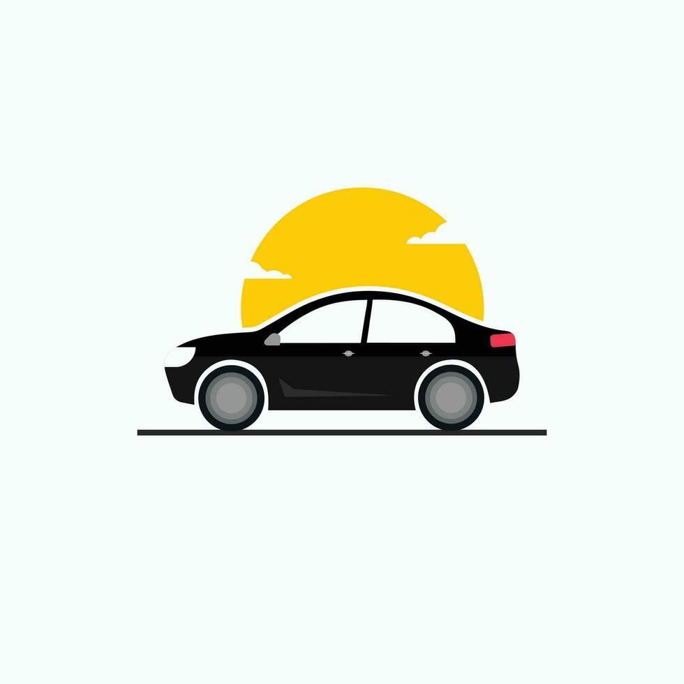 Car vector illustration on white background