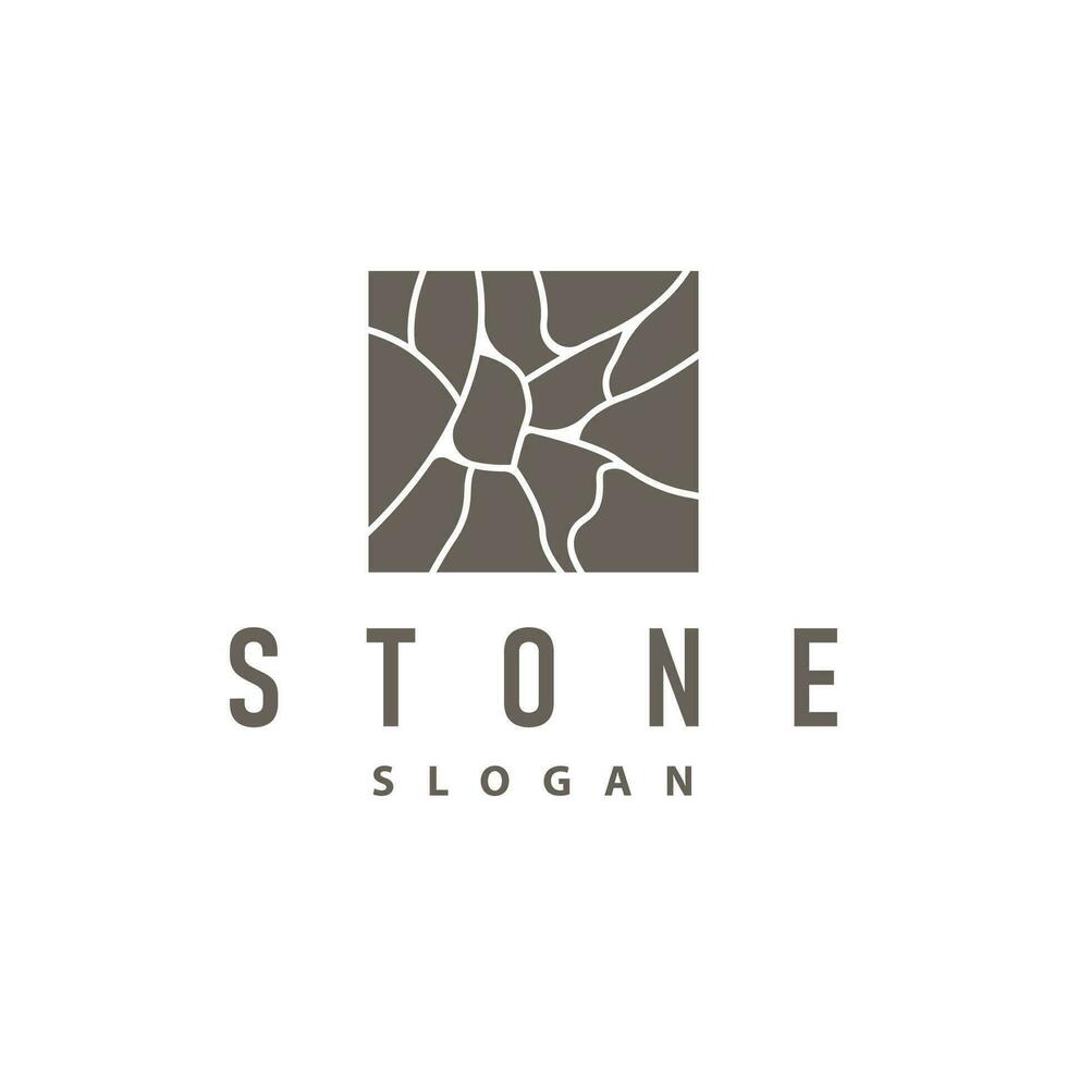 Stone Logo, Premium Elegant Design, Stone Balance Vector, Stepping Rock Walking Icon Illustration Design vector