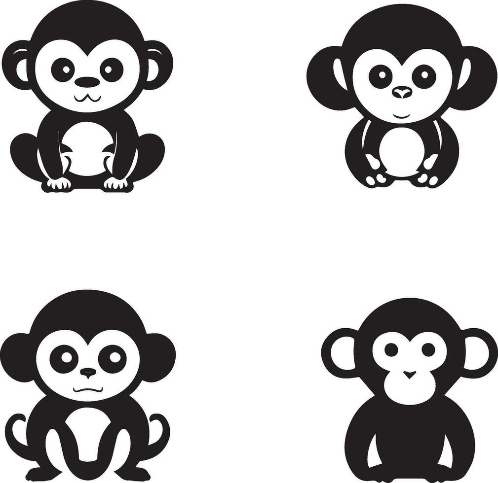 Monkey Vector Art, Icons, and Graphics