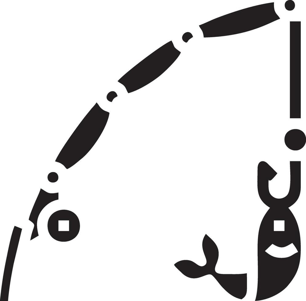 Icon Fishing Logo Design Vector