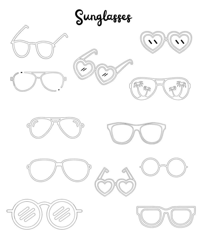 Reading Glasses vector icon