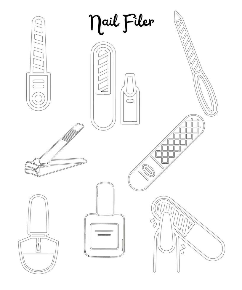 Nail Filer vector icon