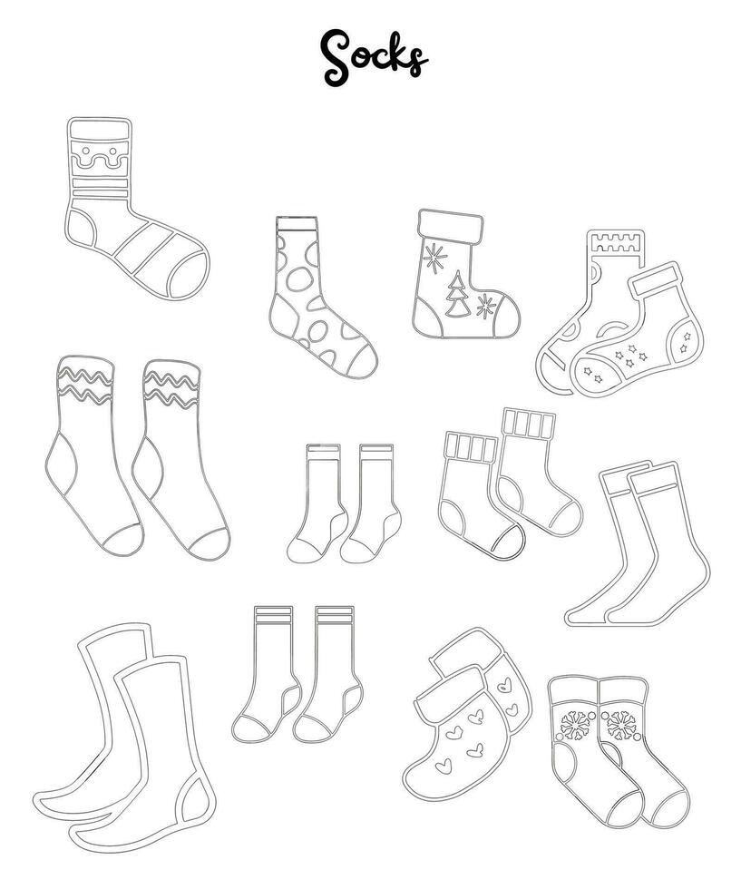 Socks vector icon