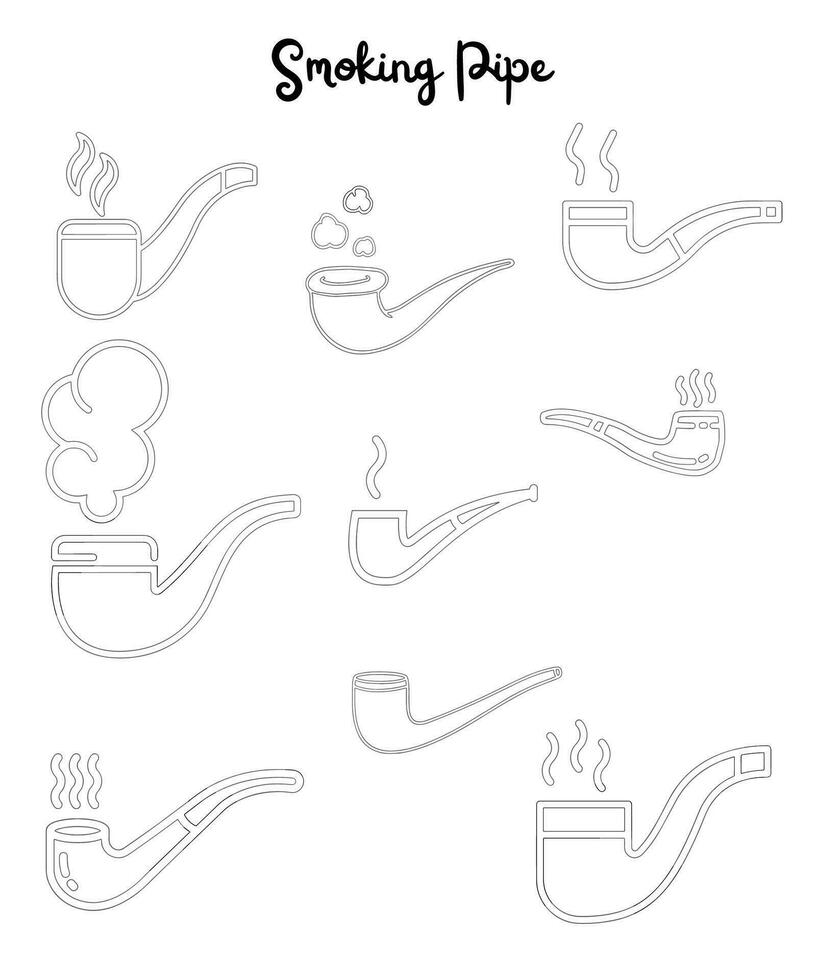 Smoking Pipe vector icon