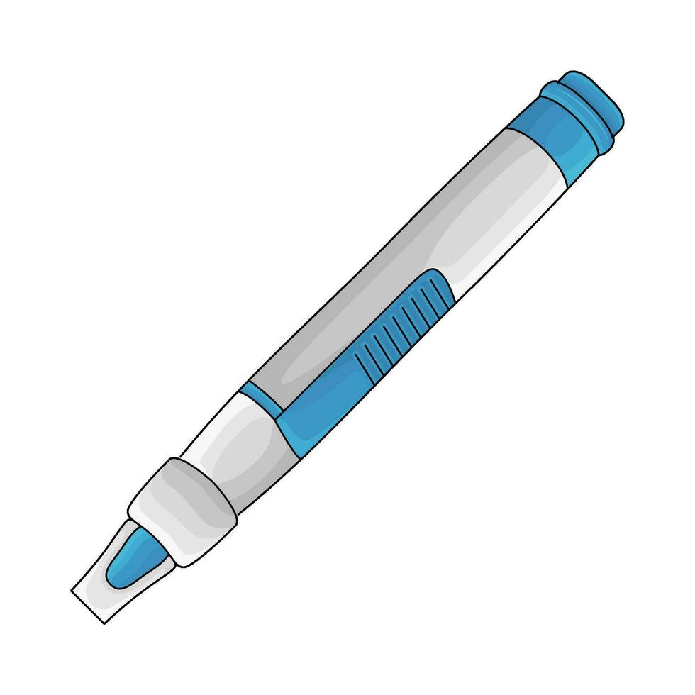 insulin pen illustration vector