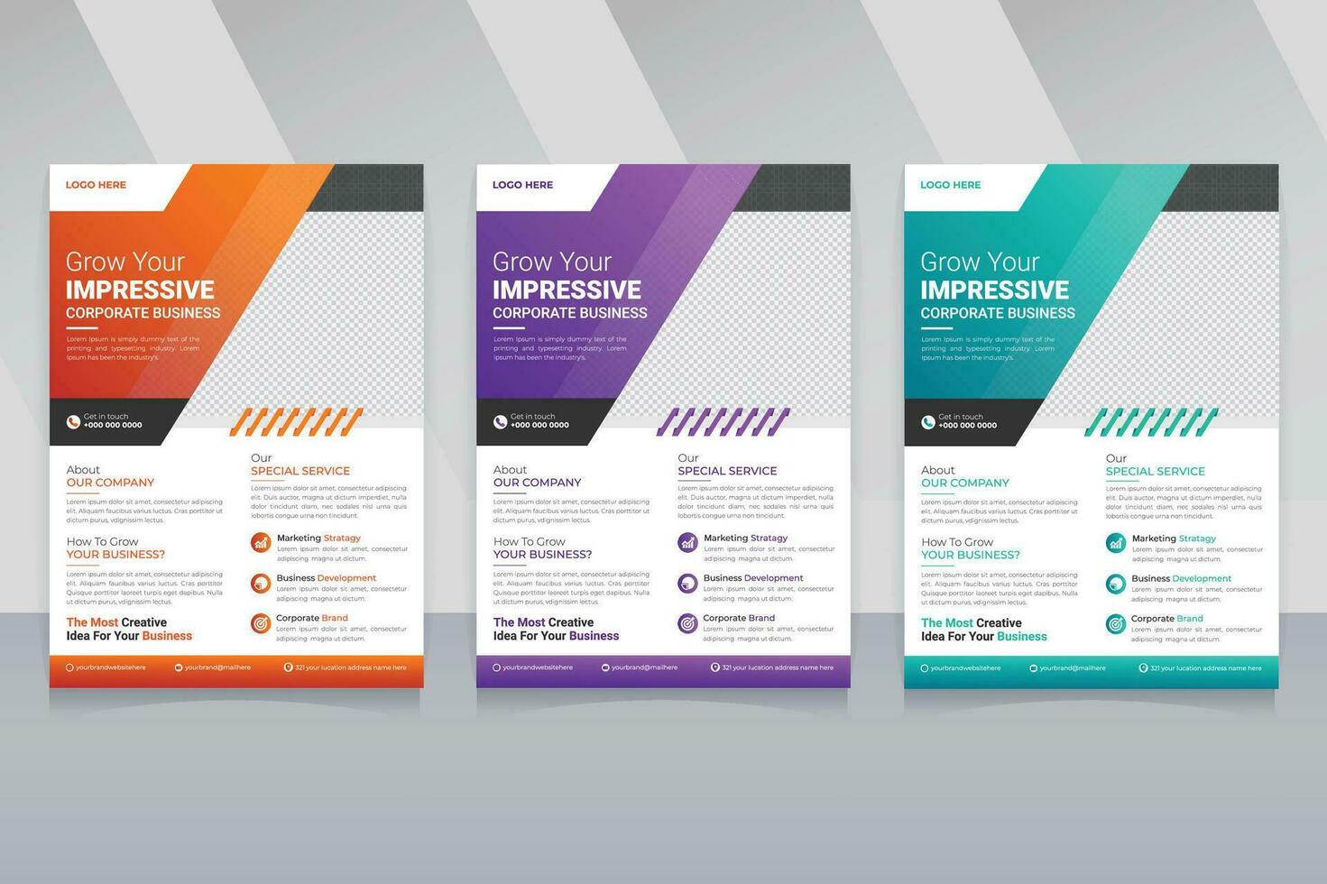 Corporate business flyer, abstract business flyer, modern  leaflet template, company flyer and editable Brochure design, cover, annual report, poster, flyer vector