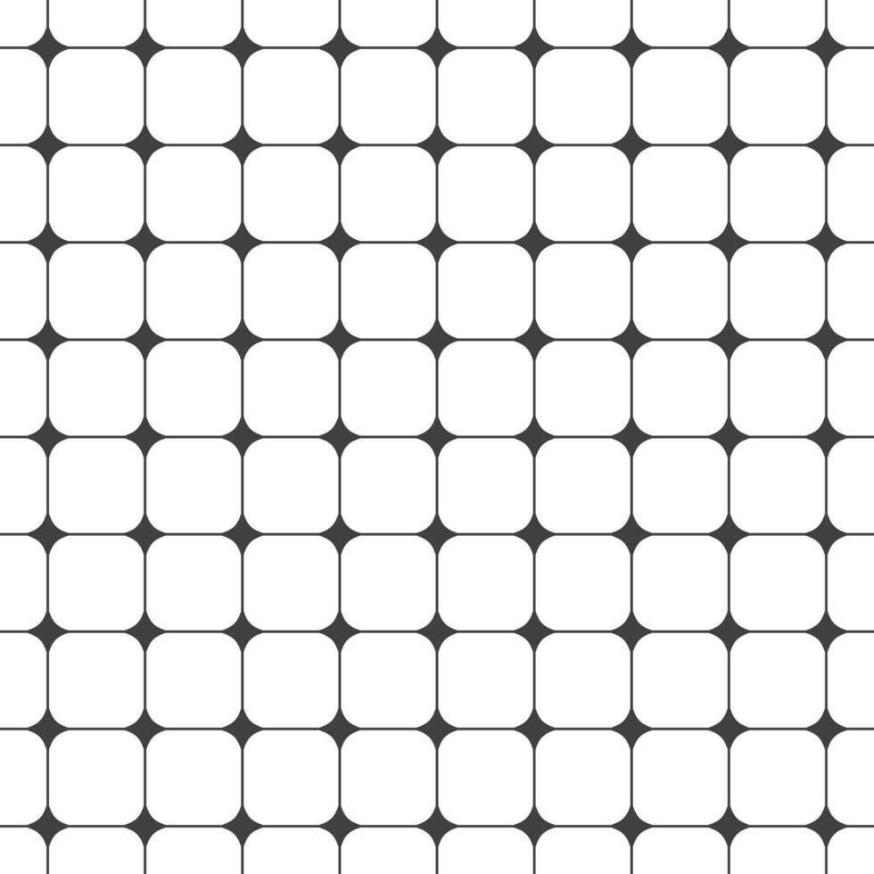 Abstract seamless pattern, floor tiles, square mosaic. Black and white checkered pattern. Background, print, vector