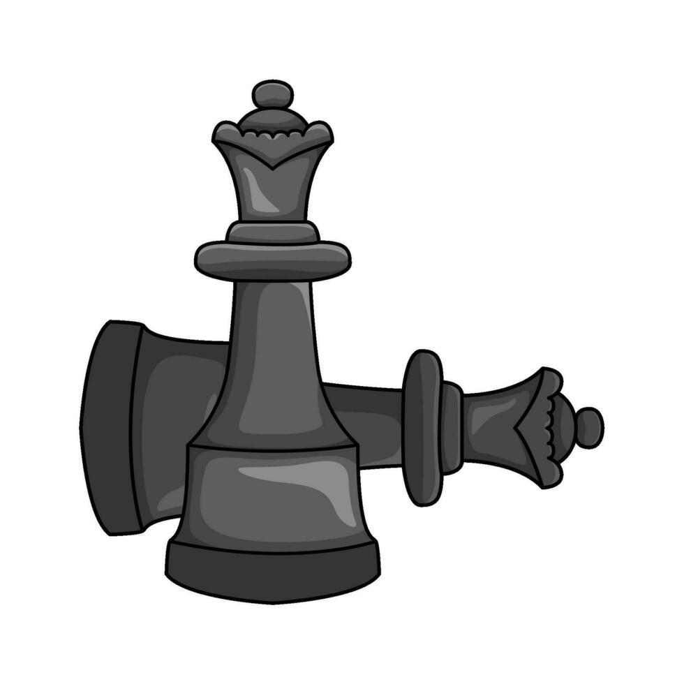 chess queen illustration vector