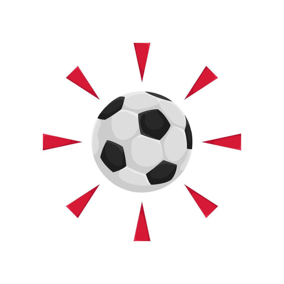 soccer ball illustration vector