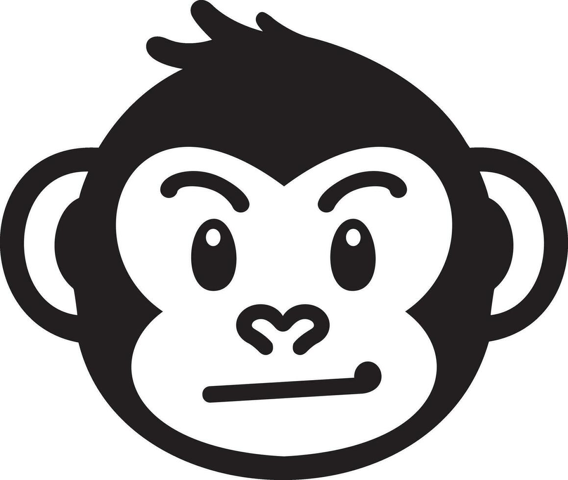 Monkey Silhouette Vector