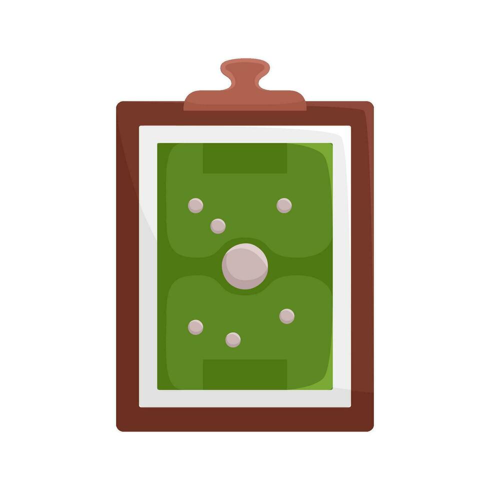 campo fútbol pelota ilustración vector