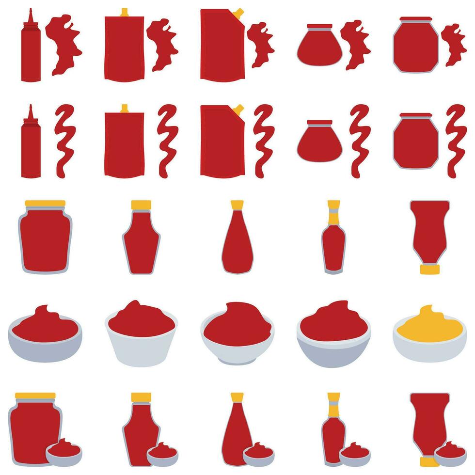 salsa tomate ilustración vector