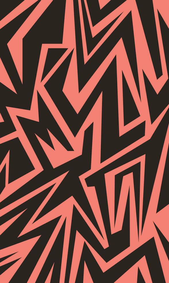 Irregular abstract stripes pattern wallpaper vector