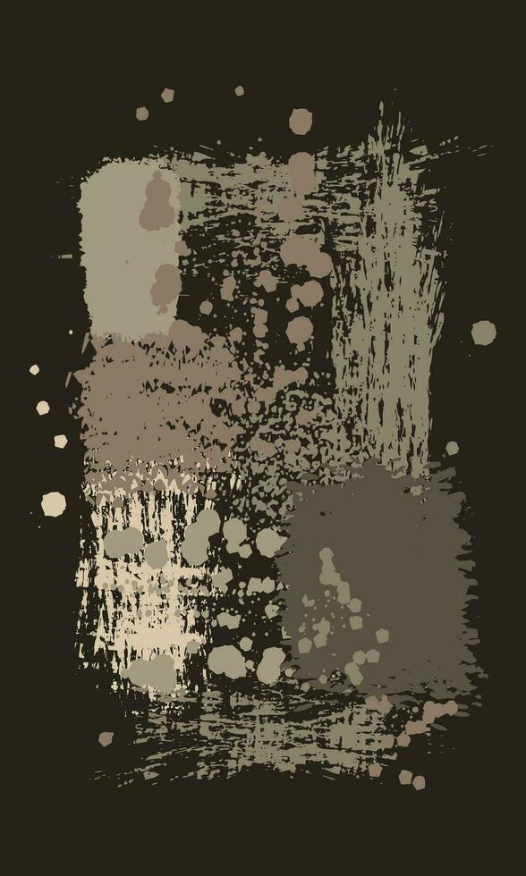 Grunge brush stroke design. Artistic vintage brush stroke decoration vector