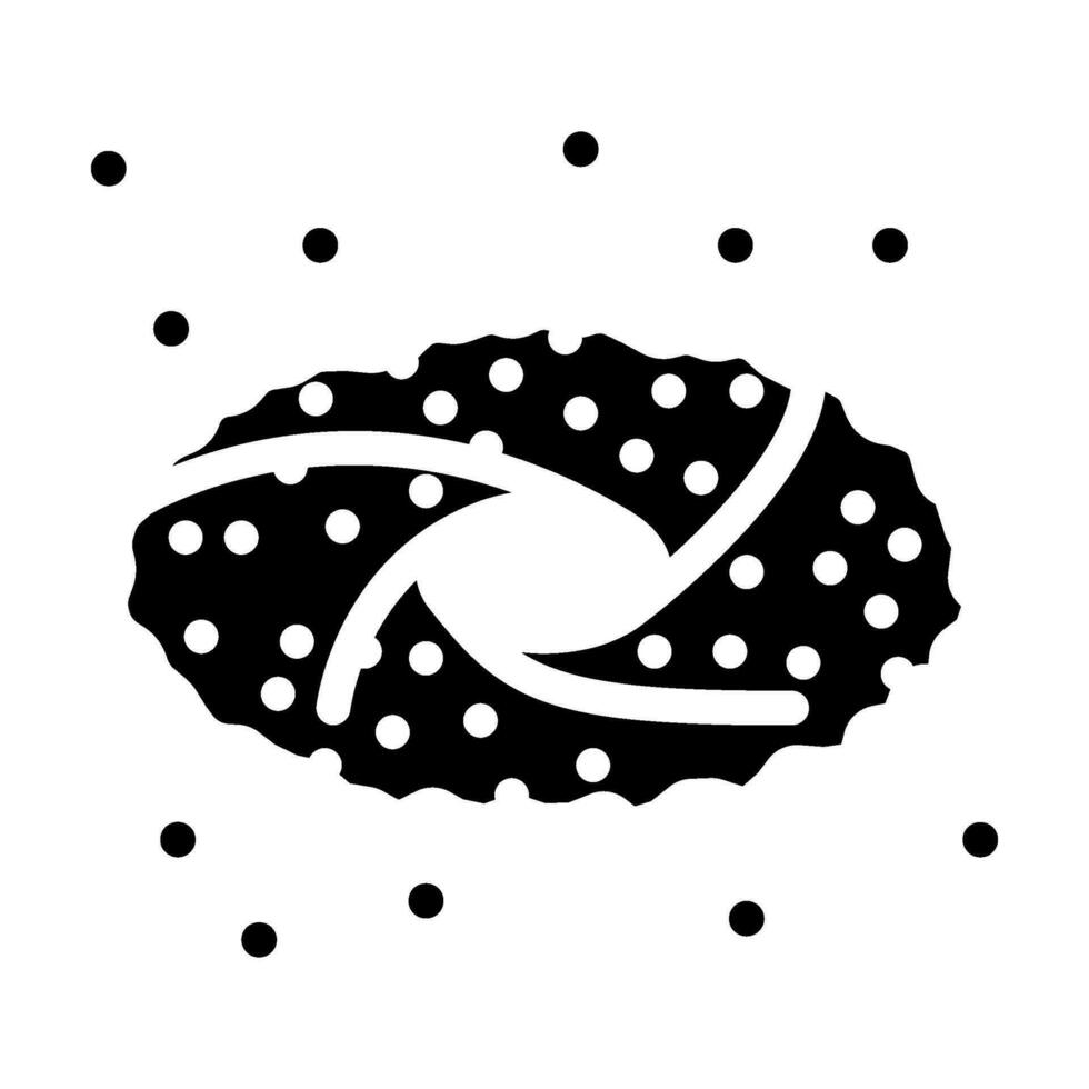nebulosa espacio exploración glifo icono vector ilustración