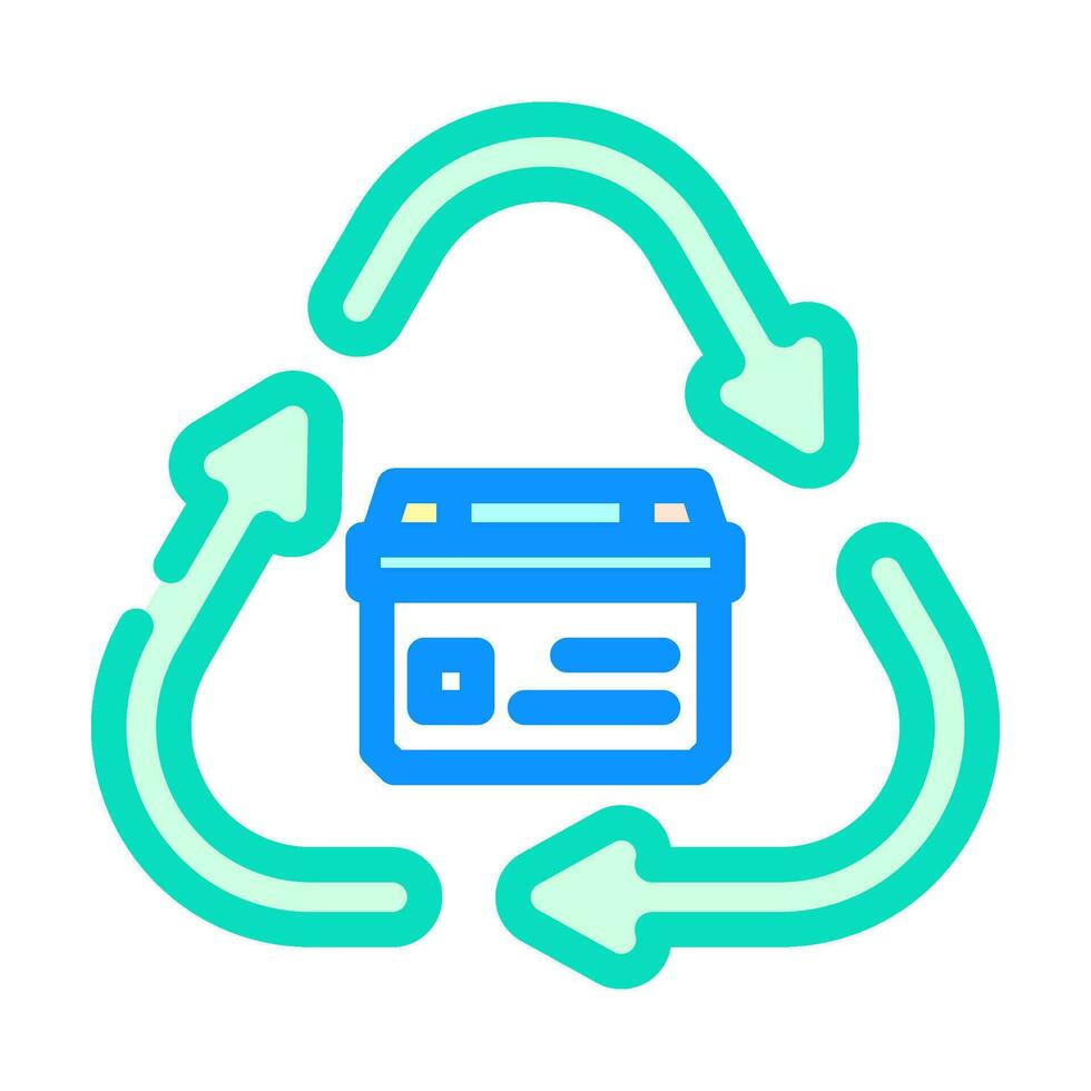 superconducting magnets color icon vector illustration