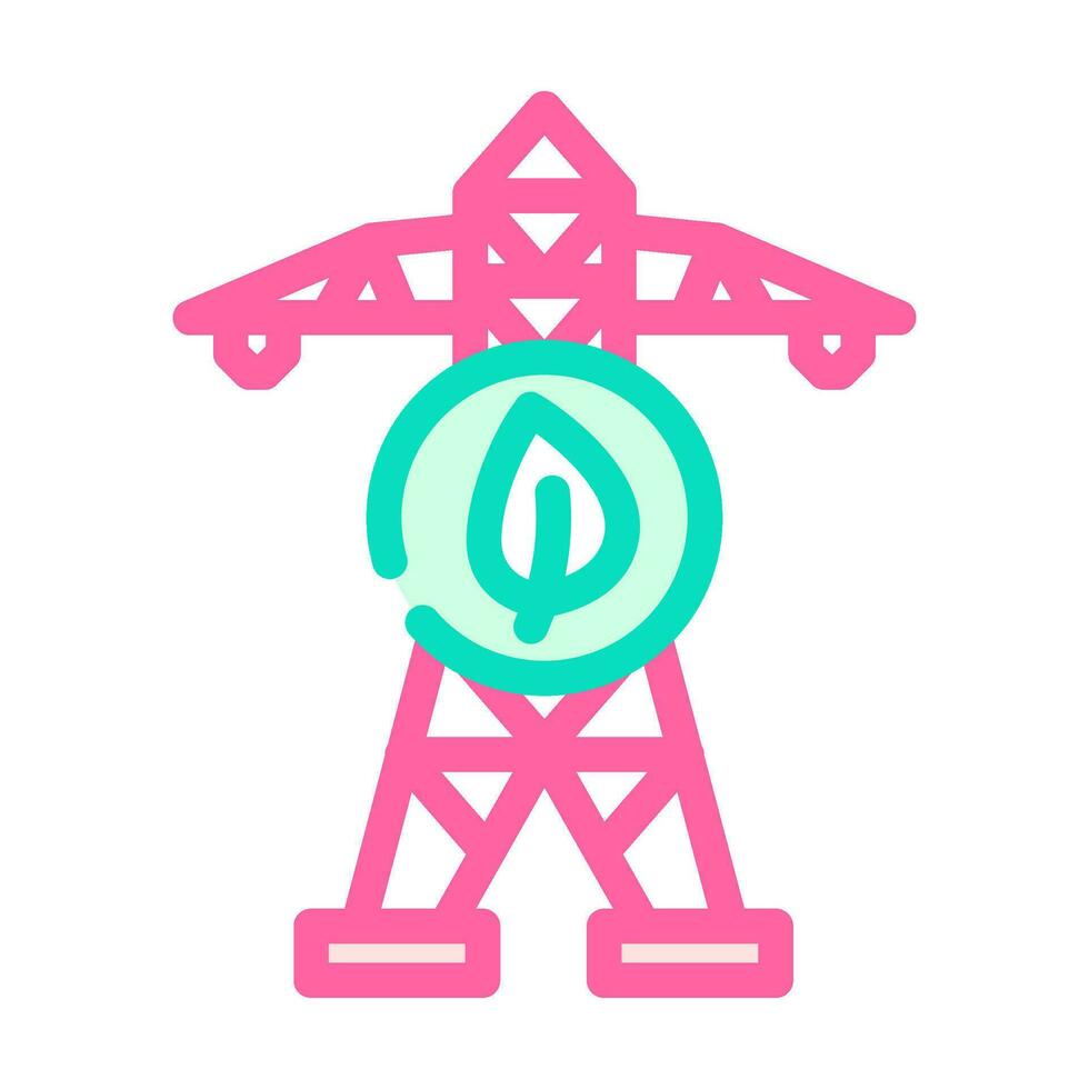 grid innovation electric color icon vector illustration