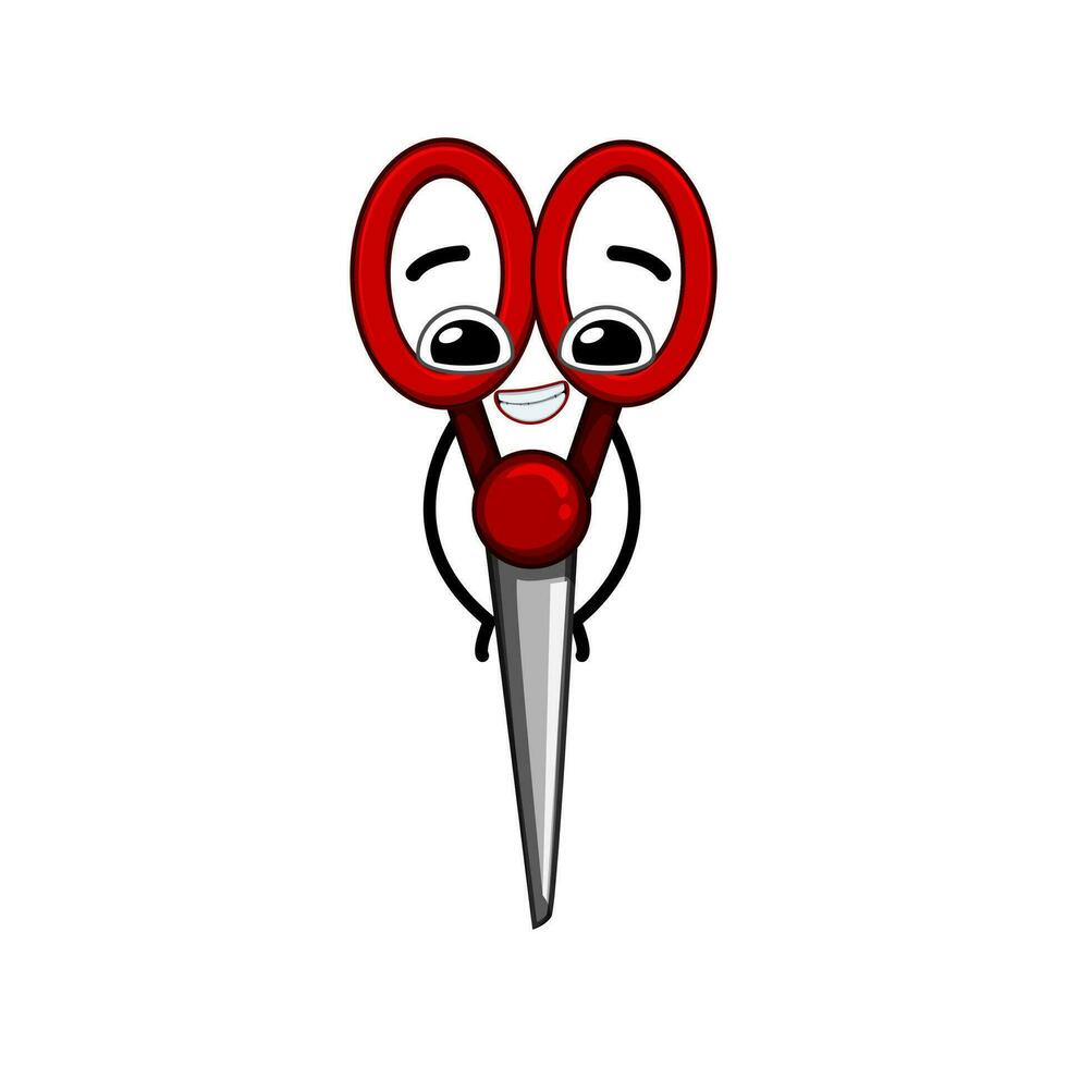 study stationery character cartoon vector illustration