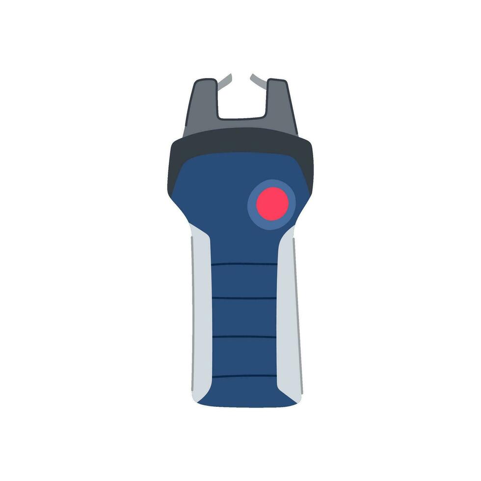 arrest taser gun cartoon vector illustration