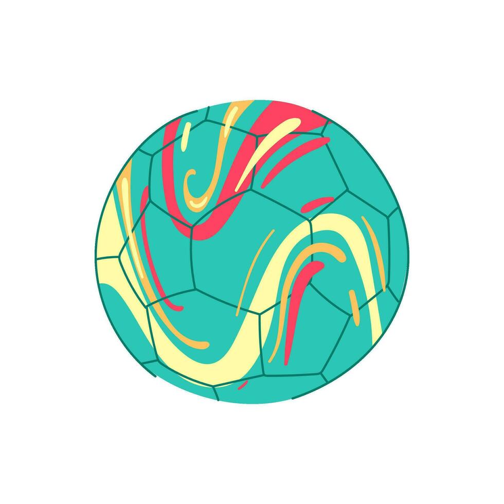 sport soccer ball cartoon vector illustration