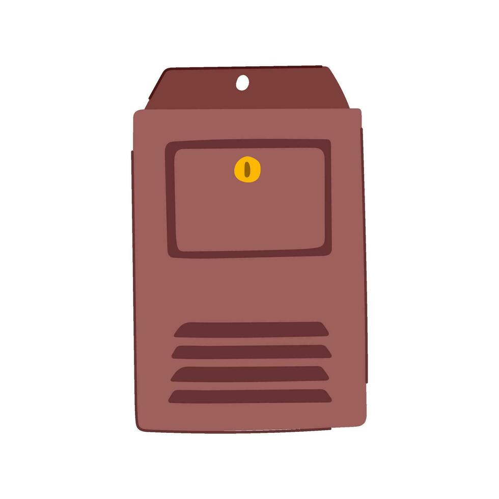 message mailbox letter cartoon vector illustration