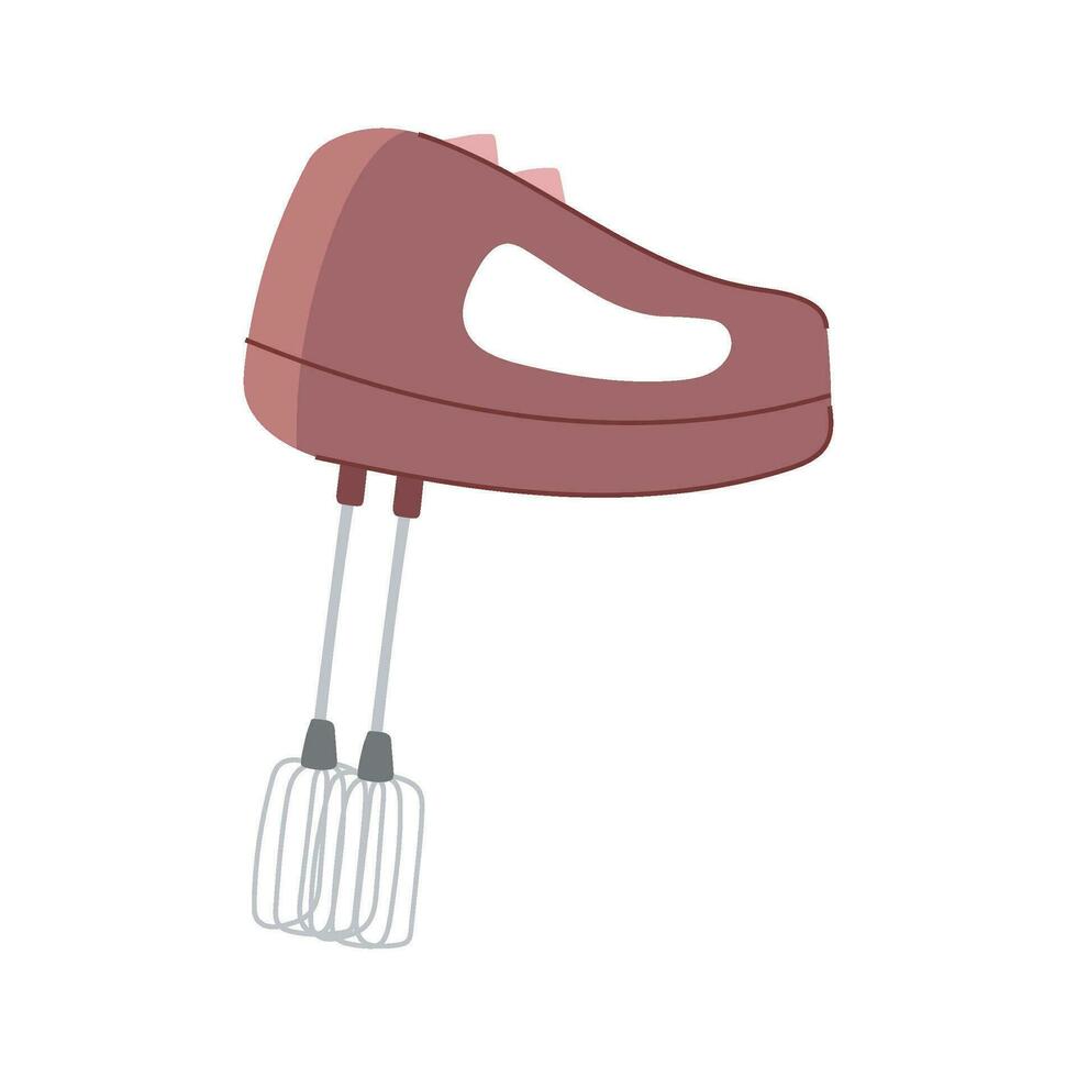 electric hand mixer cartoon vector illustration