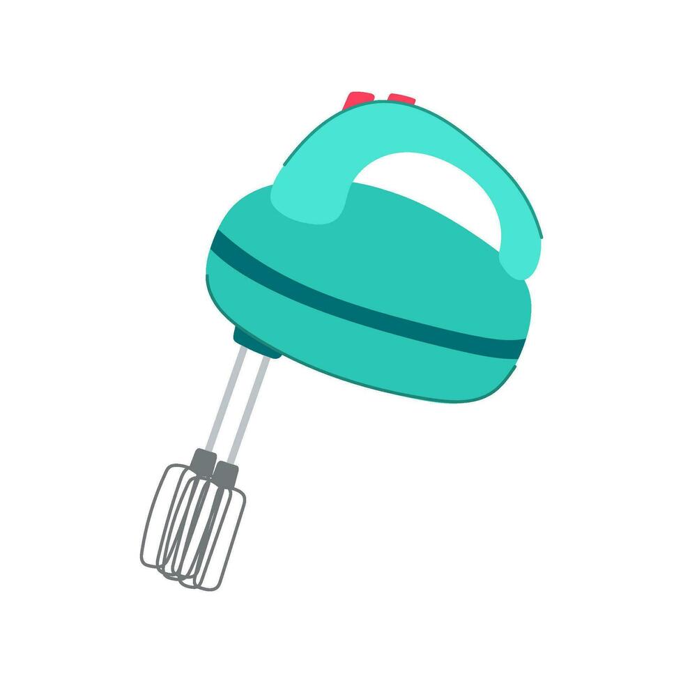 whisk hand mixer cartoon vector illustration