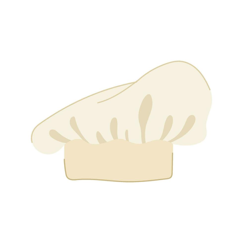 bakery chef hat cartoon vector illustration