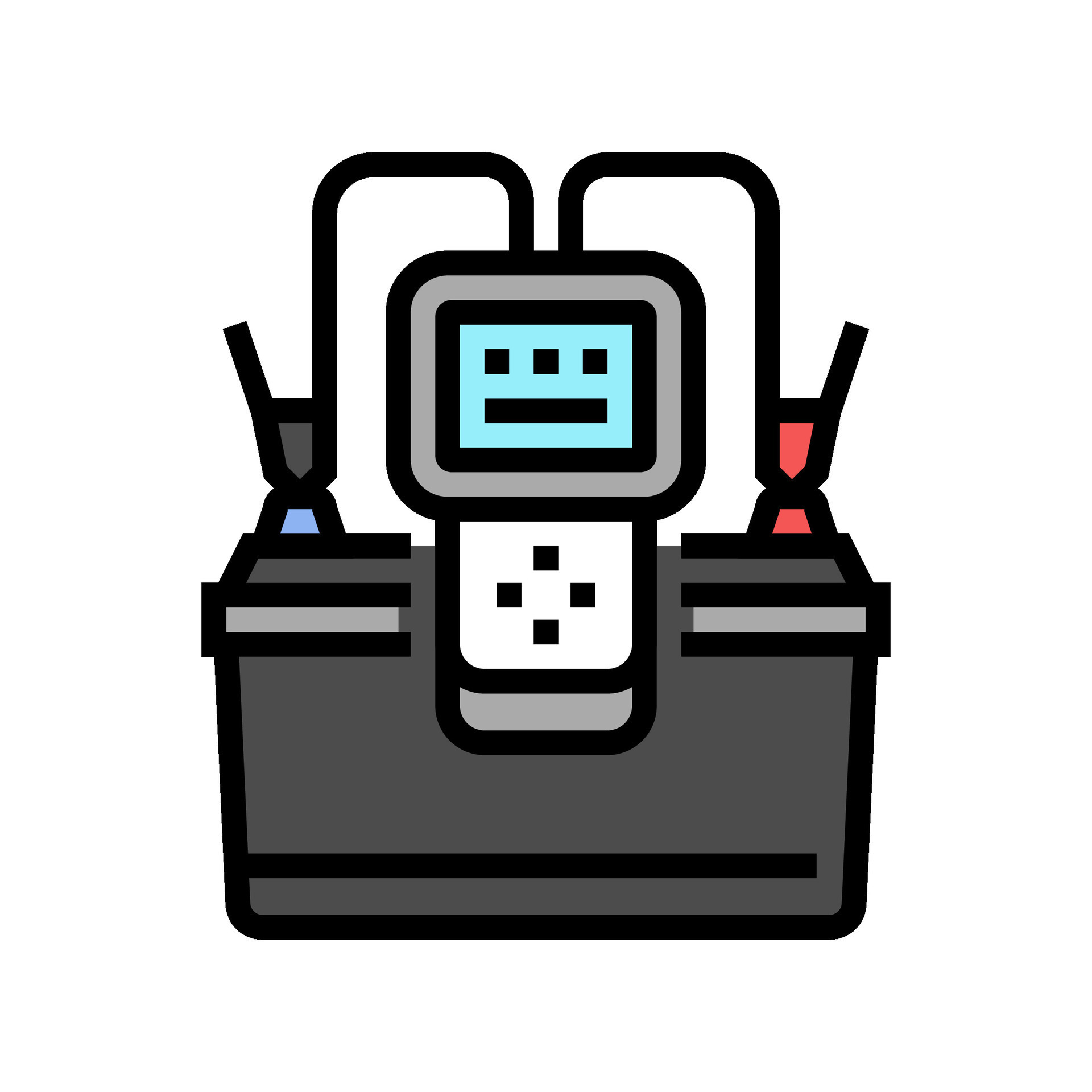 testing battery color icon vector illustration 35559918 Vector Art at