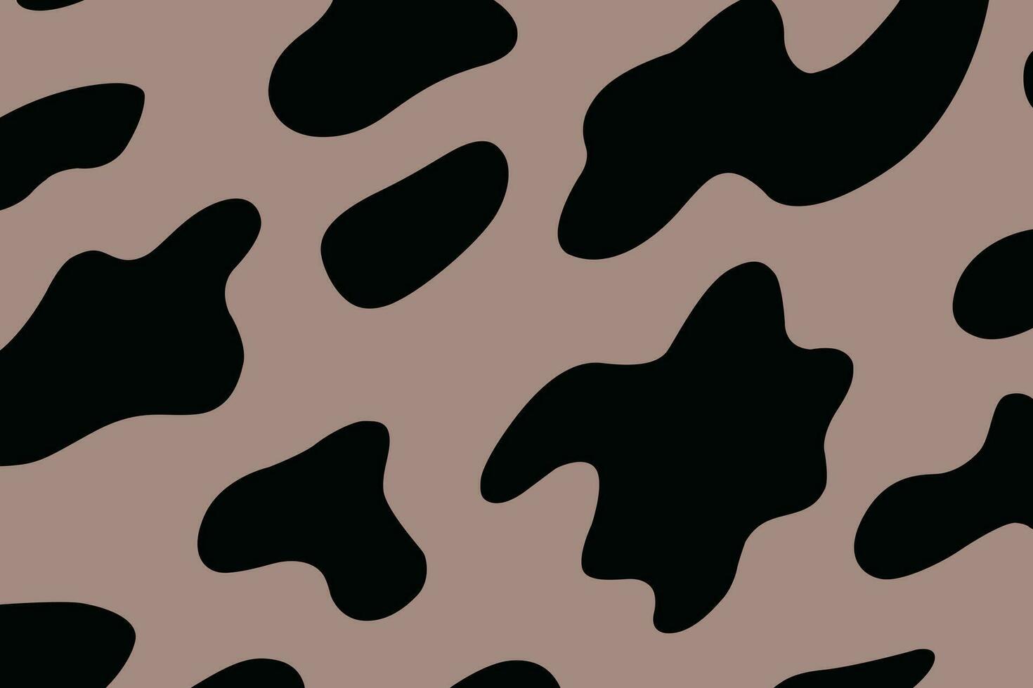 Cow print pattern background vector