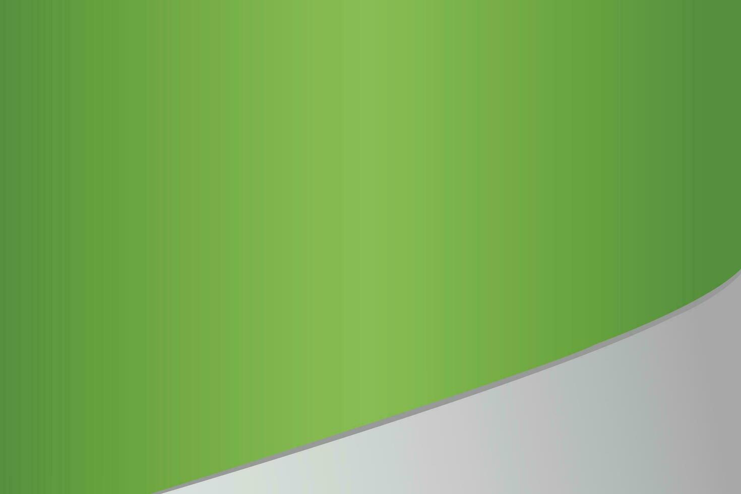 Blank green background vector for a presentation. Abstract green gradient background with space for design