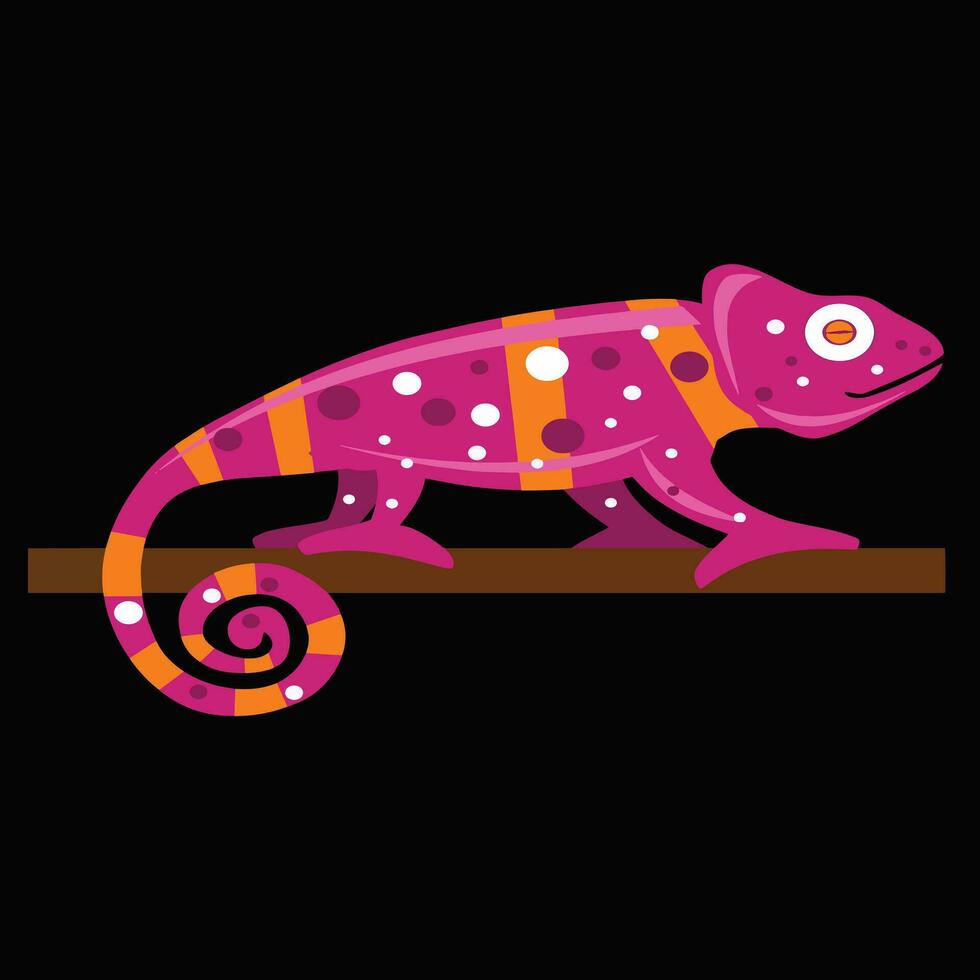 Chameleon Animal Vector Logo Design