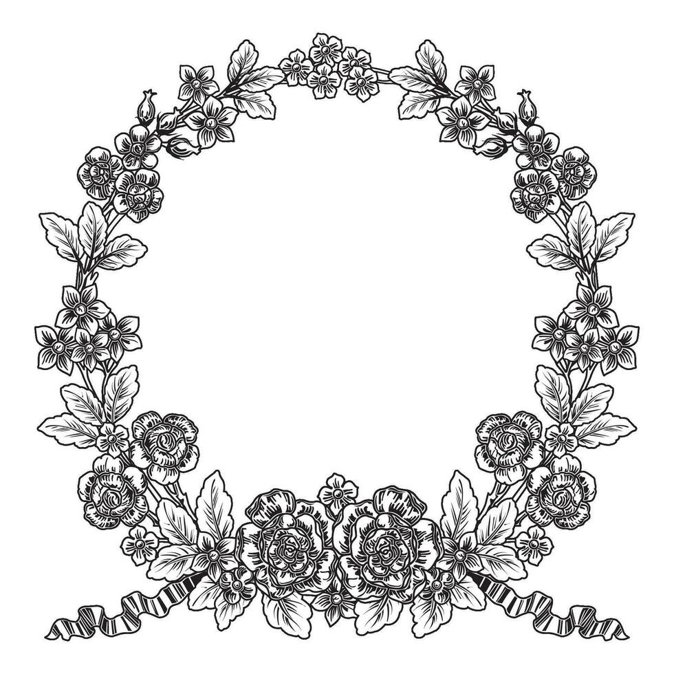 Sketch hand drawn traditional winning laurel branch wreaths set isolated vector illustration