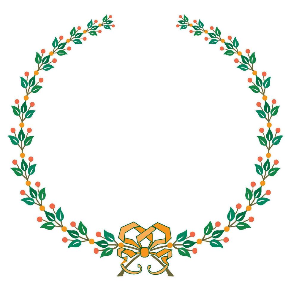 Sketch hand drawn traditional winning laurel branch wreaths set isolated vector illustration