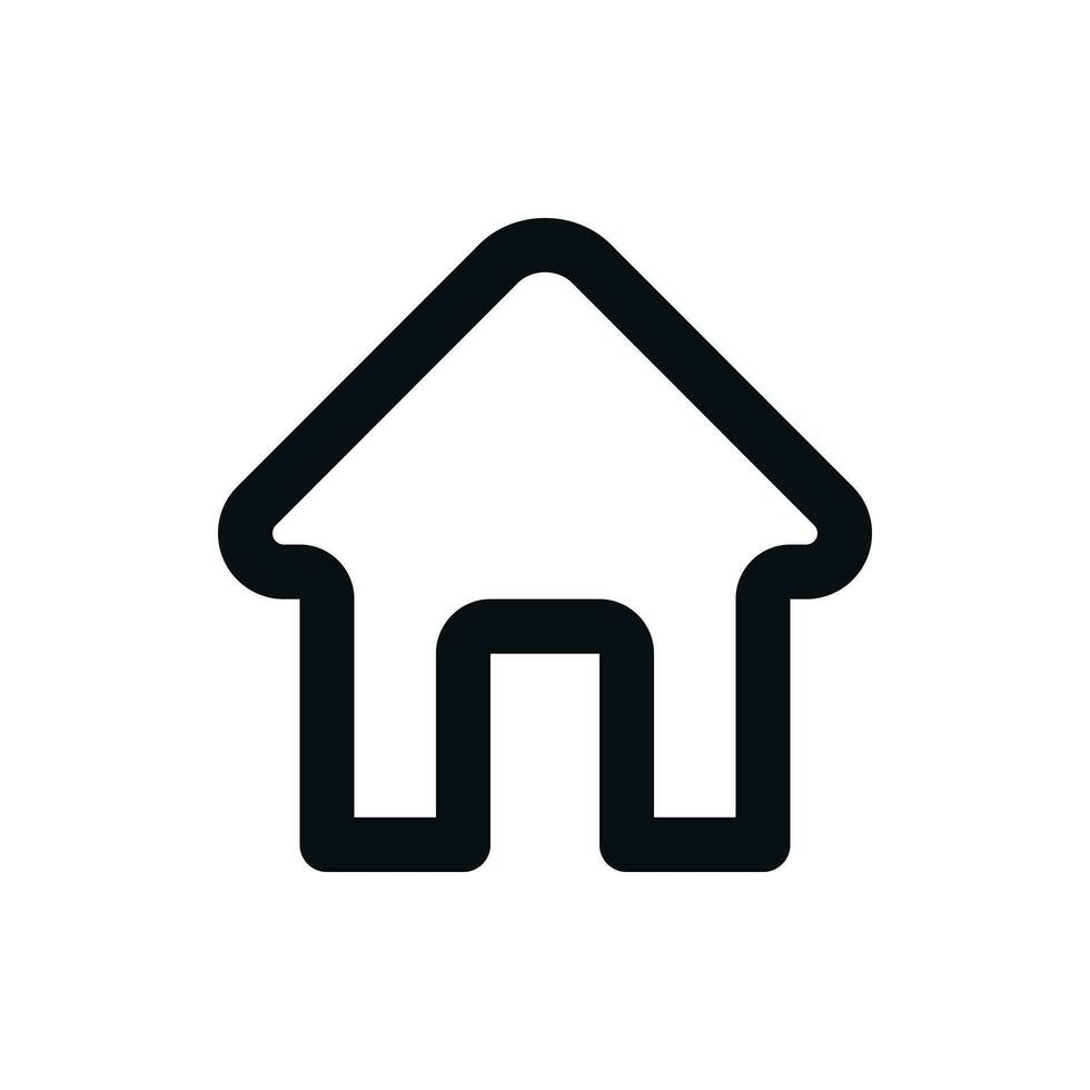 Home Page Icon - Website Navigation, Homepage Symbol Vector