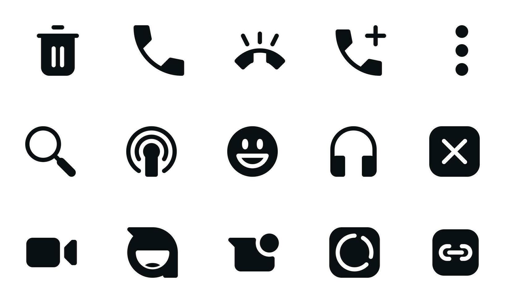 Social Media User interface icon set vector