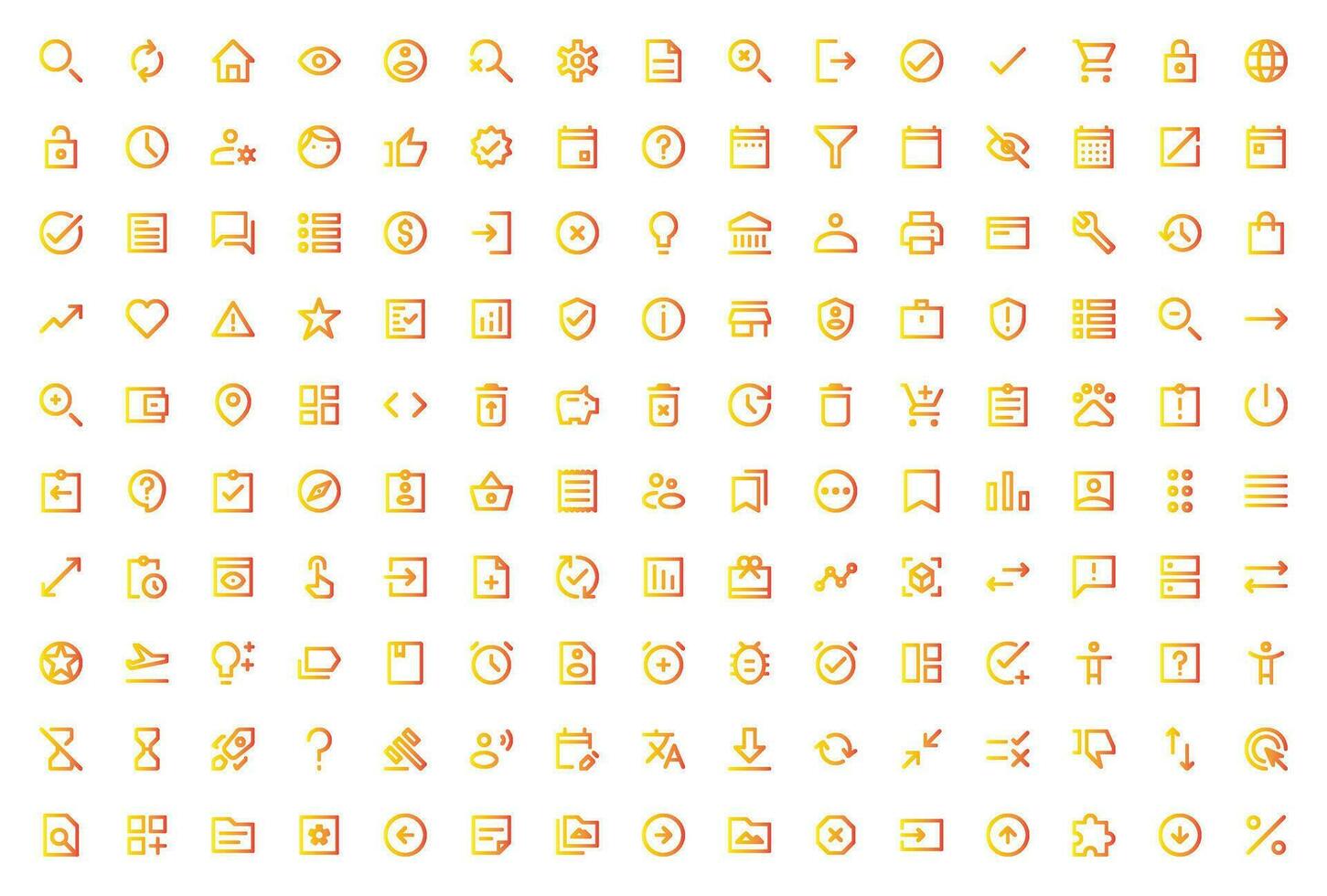 User Interface User Essential icon set vector