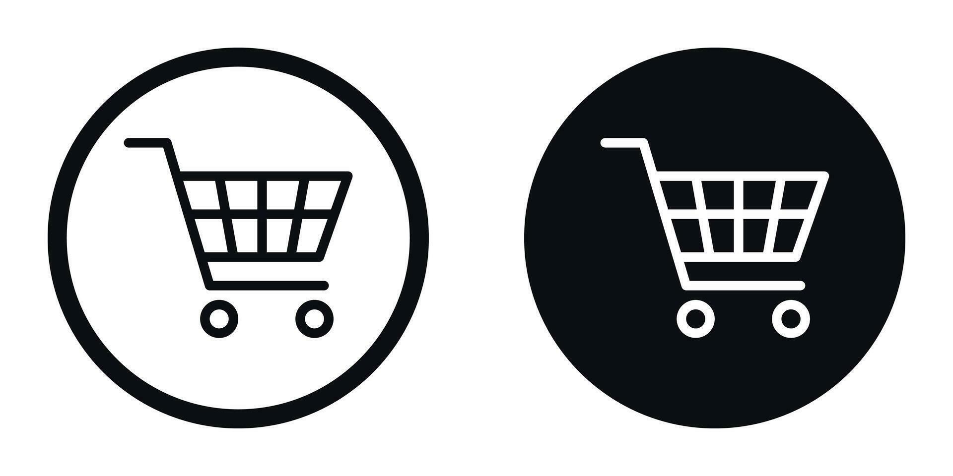 Shopping Cart icon set 35560842 Vector Art at Vecteezy