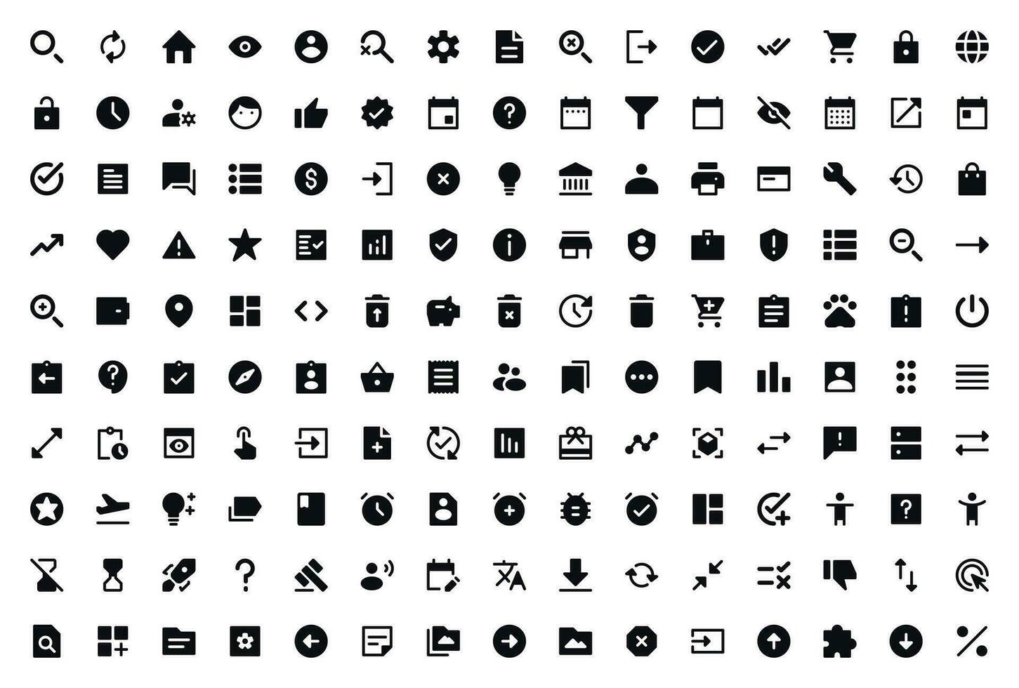User Interface User Essential icon set vector