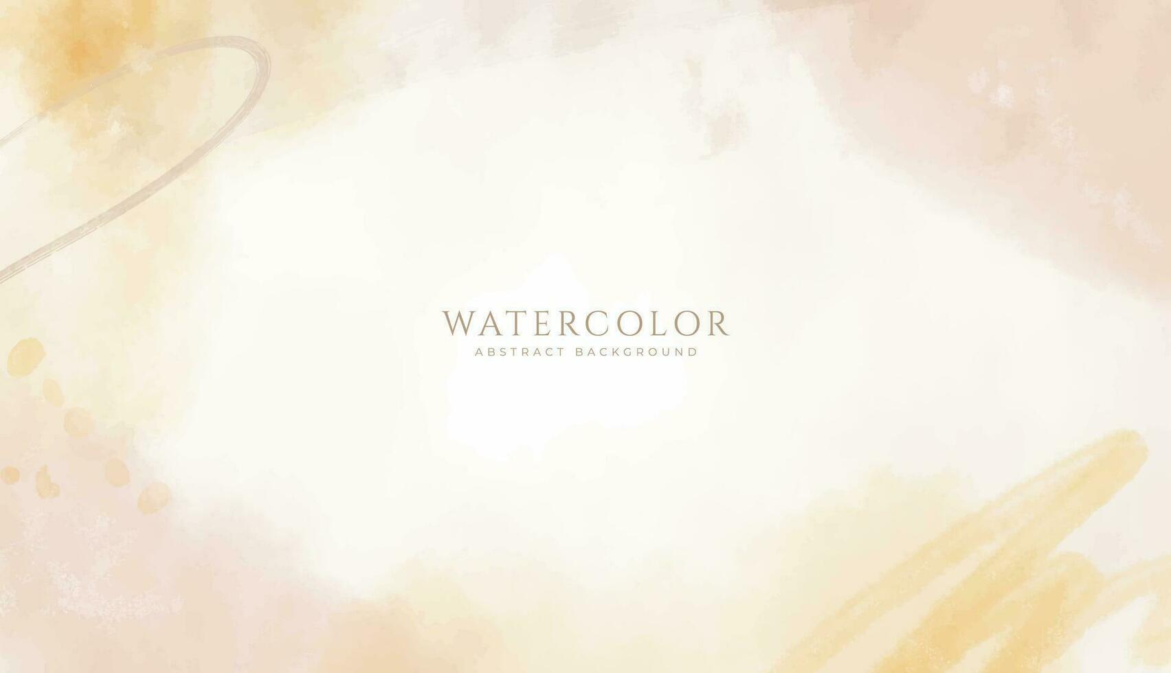 Abstract horizontal watercolor background. Neutral light colored empty space background illustration vector